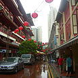 Katunäkymää Chinatown Singapore