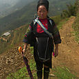 Black H`mong woman, Sapa