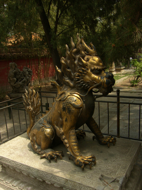 Patsas, Forbidden City, Beijing