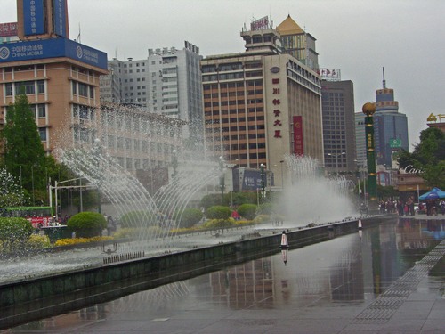 Suihkulähteitä, Chengdu