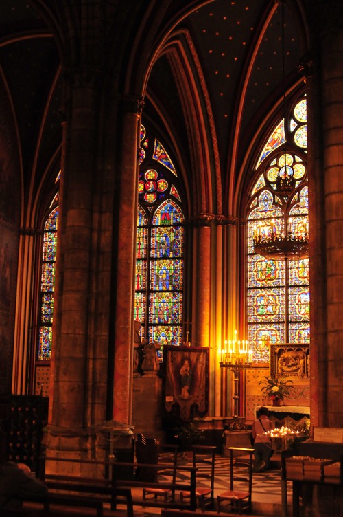 Sisäkuva, Notre-Dame, Paris