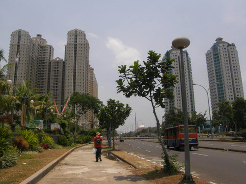 Katunäkymää Jakarta