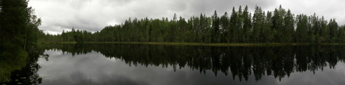 Suolampi_panorama/ Kivijärvellä