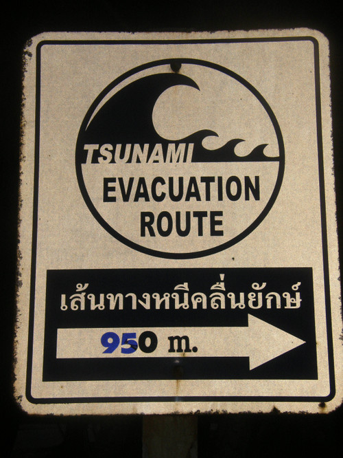 Tsunamin pako-ohje Tarutao